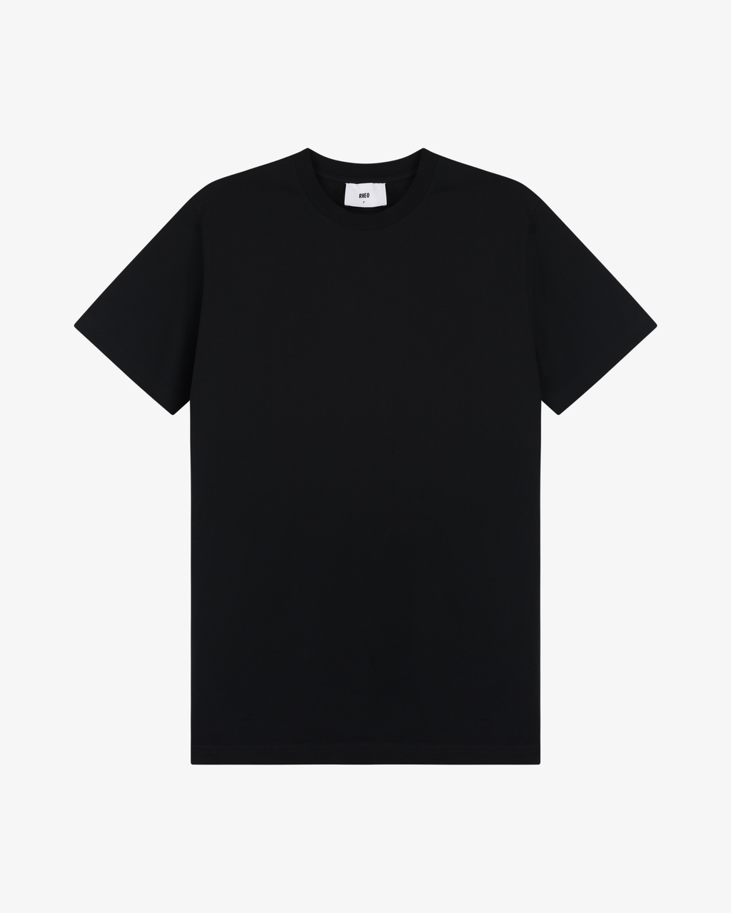Camiseta Preta Leve com Logo Bordado