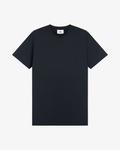 Camiseta Azul-Marinho Leve com Logo Bordado