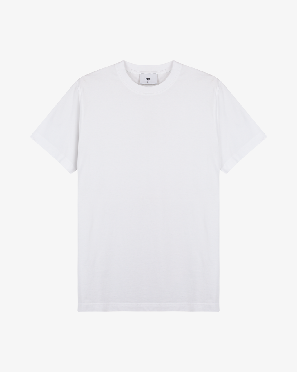 Camiseta Branca Leve com Logo Bordado
