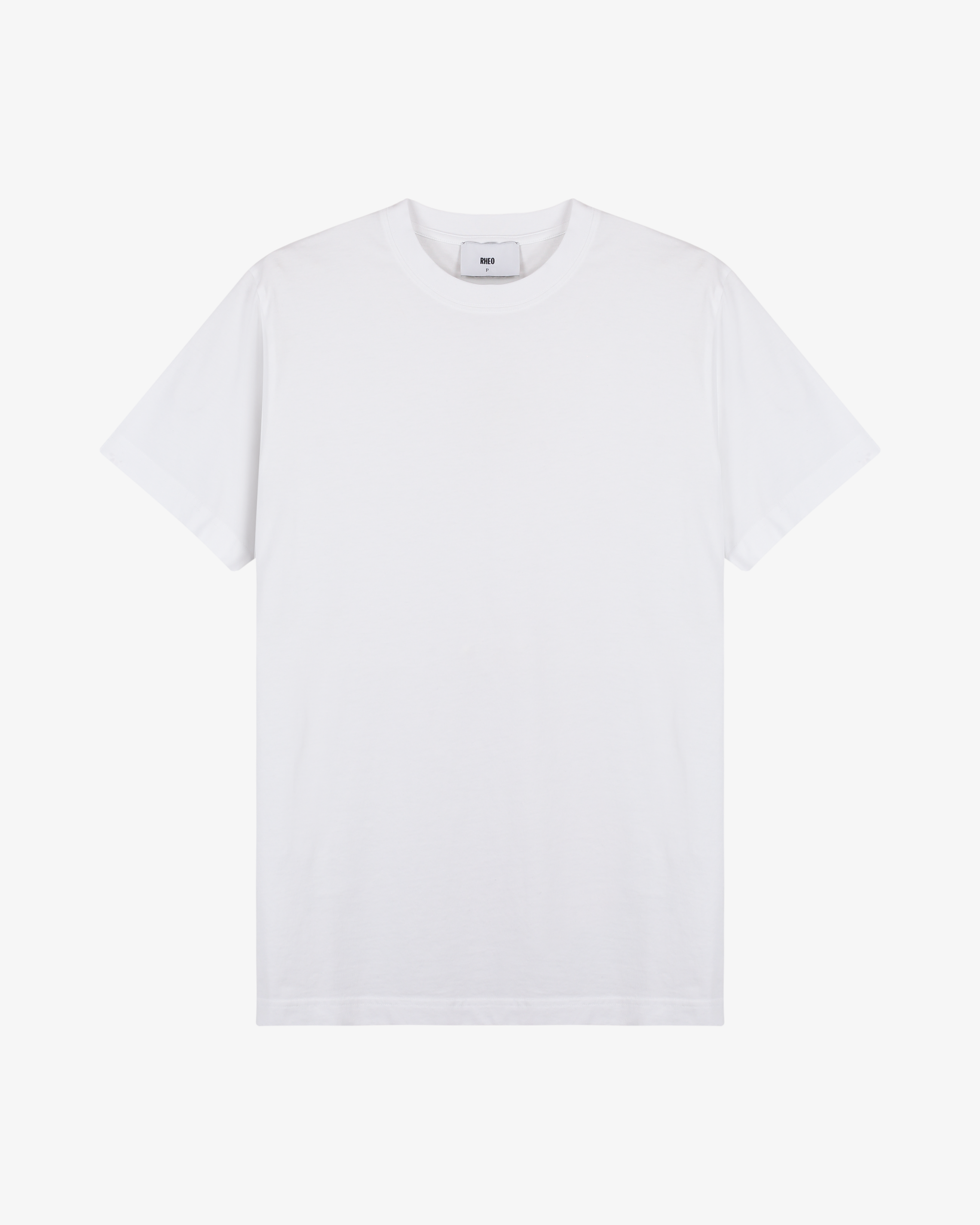 Camiseta Branca Leve com Logo Bordado
